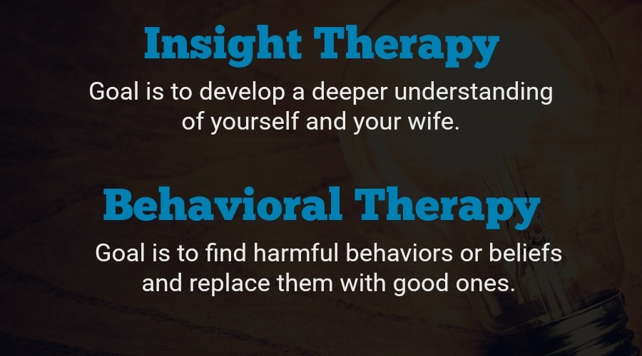 Insight vs behavioral therapy counselors